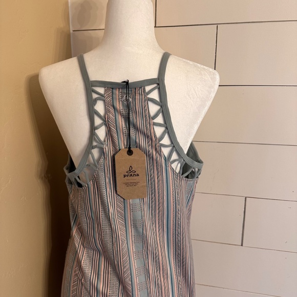 Prana women's Dress Ardor Agave Samba Built In Bra  green Sport Dress Size XL - Picture 4 of 10